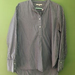 MADEWELL striped button tunic